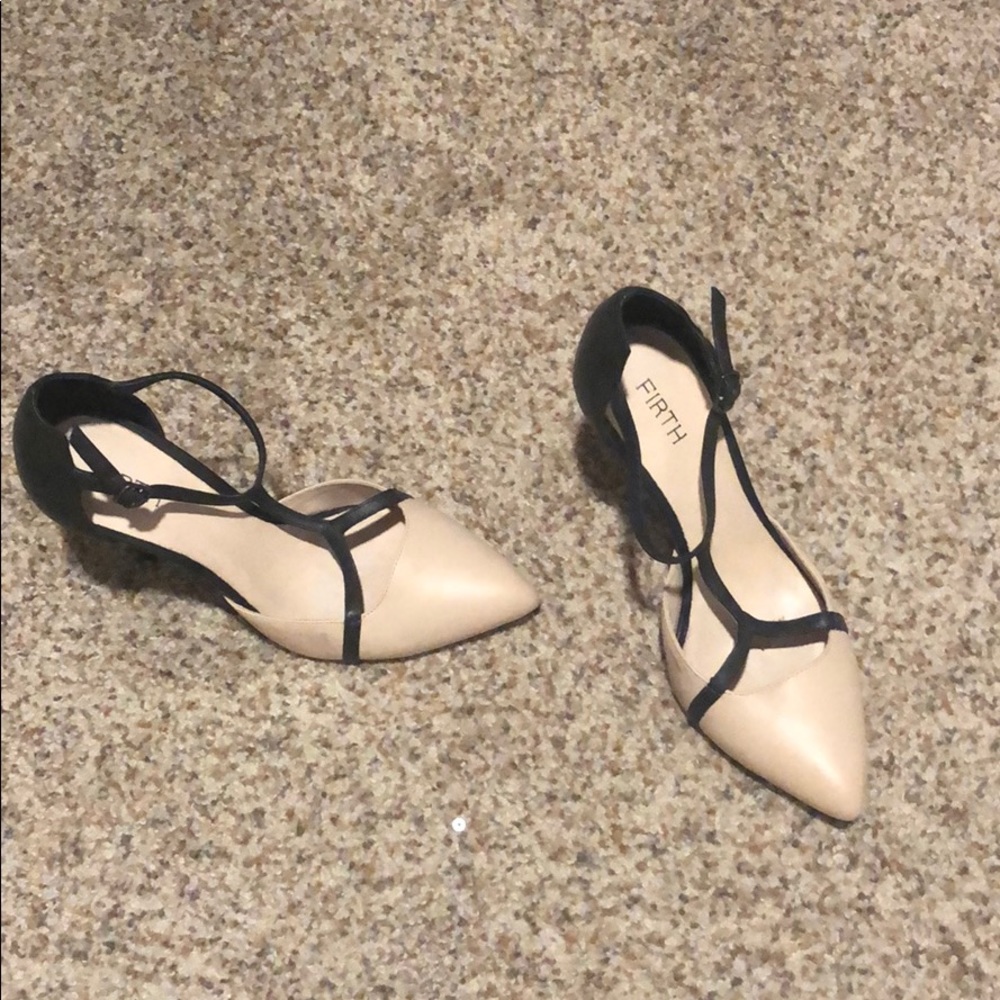Black and Tan high heels